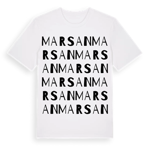 Marsan ordlek t-shirt – ekologisk bomull t-shirt från Pinshirt