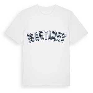 Martinet college t-shirt – ekologisk bomull t-shirt från Pinshirt