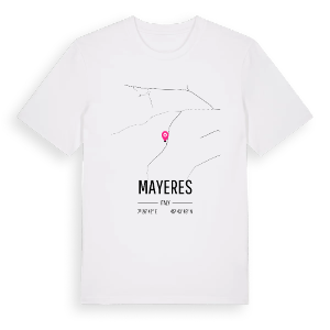 Mayeres karta t-shirt – ekologisk bomull t-shirt från Pinshirt