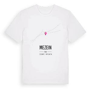 Mezein karta t-shirt – ekologisk bomull t-shirt från Pinshirt