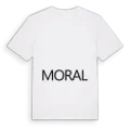 Jag älskar Moral t-shirt stort tryck