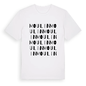 Moulin ordlek t-shirt – ekologisk bomull t-shirt från Pinshirt