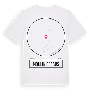 Moulin Dessus t-shirt – ekologisk bomull t-shirt från Pinshirt