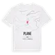 Plane karta t-shirt