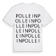 Pollein ordlek t-shirt
