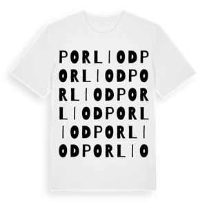 Porliod ordlek t-shirt – ekologisk bomull t-shirt från Pinshirt
