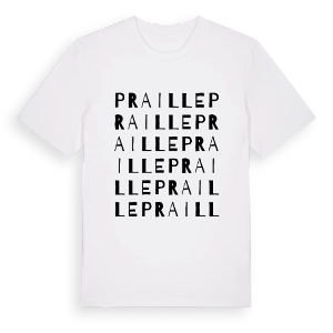 Praille ordlek t-shirt – ekologisk bomull t-shirt från Pinshirt