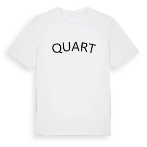 Quart böjd t-shirt – ekologisk bomull t-shirt från Pinshirt