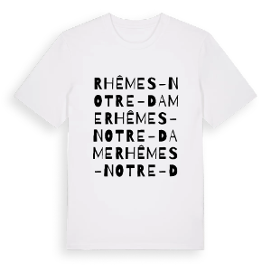 Rhêmes-Notre-Dame ordlek t-shirt – ekologisk bomull t-shirt från Pinshirt