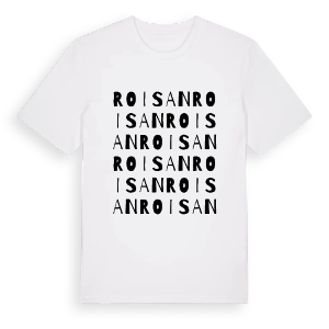 Roisan ordlek t-shirt – ekologisk bomull t-shirt från Pinshirt