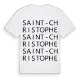 Saint-Christophe ordlek t-shirt