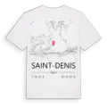 Saint-Denis karta t-shirt
