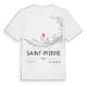 Saint-Pierre karta t-shirt
