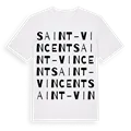 Saint-Vincent ordlek t-shirt