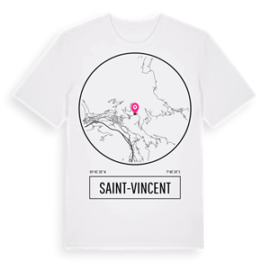 Saint-Vincent t-shirt – ekologisk bomull t-shirt från Pinshirt