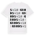 Saquignod ordlek t-shirt