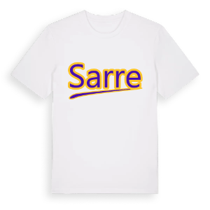 Sarre baseball t-shirt – ekologisk bomull t-shirt från Pinshirt
