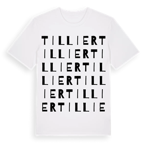 Tillier ordlek t-shirt – ekologisk bomull t-shirt från Pinshirt