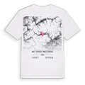Valle d'Aosta / Vallée d'Aoste karta t-shirt