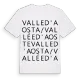 Valle d'Aosta / Vallée d'Aoste ordlek t-shirt