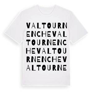 Valtournenche ordlek t-shirt – ekologisk bomull t-shirt från Pinshirt