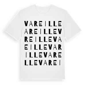 Vareille ordlek t-shirt – ekologisk bomull t-shirt från Pinshirt