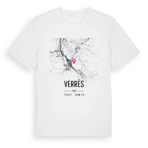 Verrès karta t-shirt – ekologisk bomull t-shirt från Pinshirt