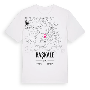 Başkale karta t-shirt – ekologisk bomull t-shirt från Pinshirt