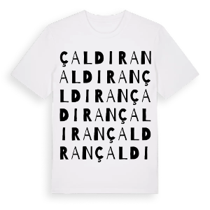 Çaldıran ordlek t-shirt – ekologisk bomull t-shirt från Pinshirt