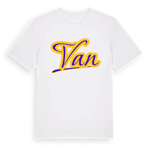 Van baseball t-shirt – ekologisk bomull t-shirt från Pinshirt