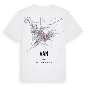 Van karta t-shirt – ekologisk bomull t-shirt från Pinshirt