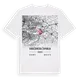 Varaždinska županija karta t-shirt