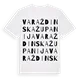 Varaždinska županija ordlek t-shirt