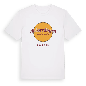 Abborrängen cirkel t-shirt – ekologisk bomull t-shirt från PinShirt