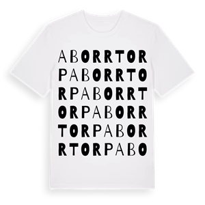Aborrtorp ordlek t-shirt – ekologisk bomull t-shirt från PinShirt