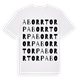 Aborrtorp ordlek t-shirt