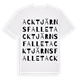 Acktjärnsfallet ordlek t-shirt