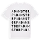Adamstorp ordlek t-shirt