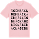 Pink Cotton t-shirt med Ägenbäck ordlek t-shirt