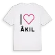 Jag älskar Åkil t-shirt stort tryck