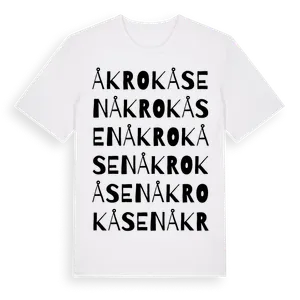 Åkrokåsen ordlek t-shirt – ekologisk bomull t-shirt från Pinshirt