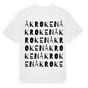 Åkroken ordlek t-shirt – ekologisk bomull t-shirt från PinShirt