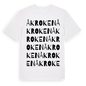 Åkroken ordlek t-shirt – ekologisk bomull t-shirt från Pinshirt