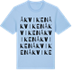 Blue Soul t-shirt med Åkviken ordlek t-shirt