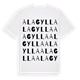 Alagylla ordlek t-shirt