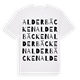 Alderbäcken ordlek t-shirt