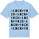 Blue Soul t-shirt med Aldermyren ordlek t-shirt
