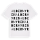 Aldermyren ordlek t-shirt