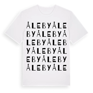 Åleby ordlek t-shirt – ekologisk bomull t-shirt från PinShirt