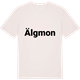 Vintage White t-shirt med Älgmon fetstil t-shirt